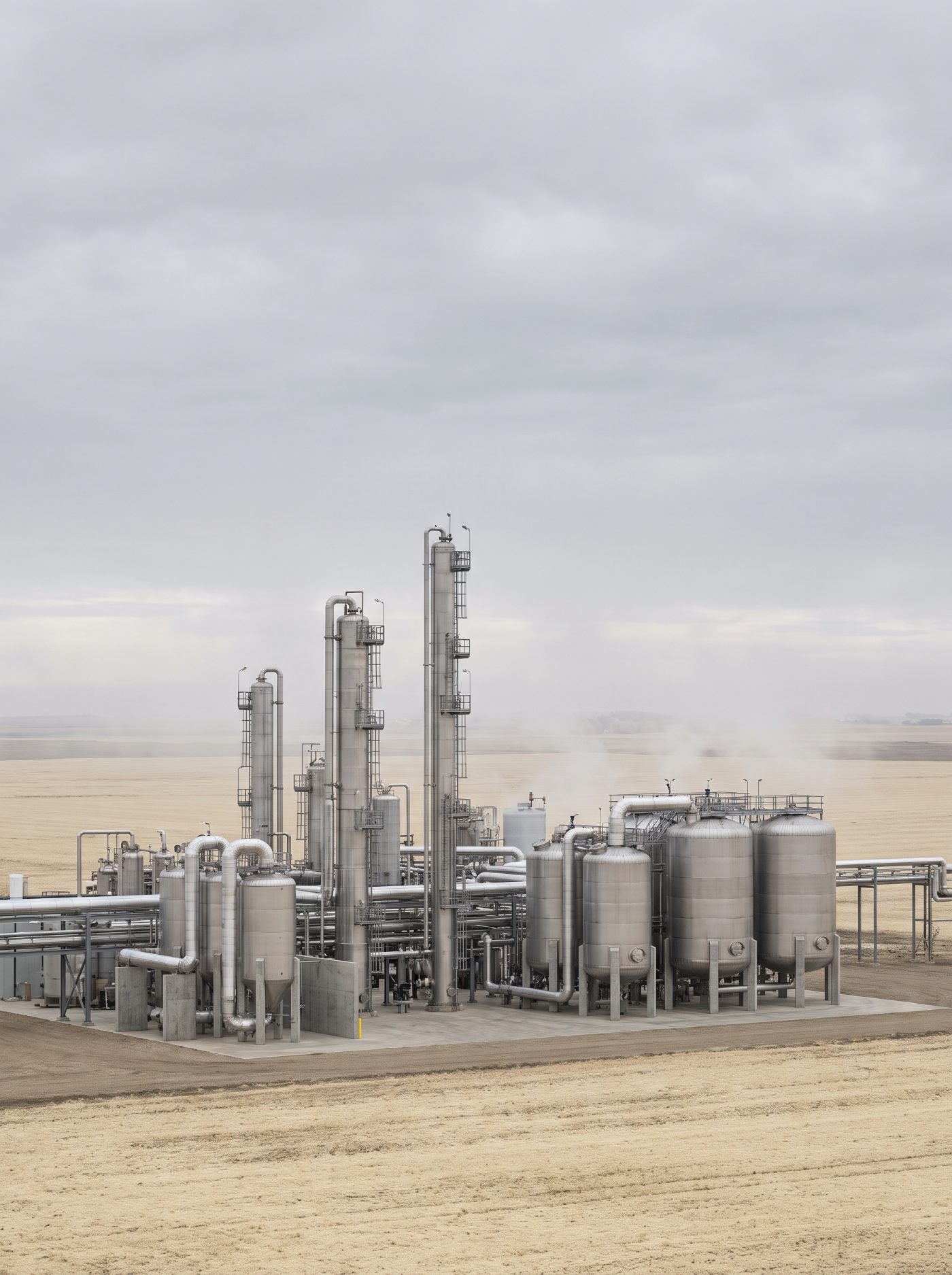 Bio-refinery plant exterior